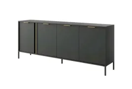 komoda-lars-202-cm-antracyt-mat-zlote-uchwyty-loft