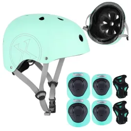 kask-rowerowy-dzieciecy-regulowany-ochraniacze-komplet-na-rolki-hulajnoge