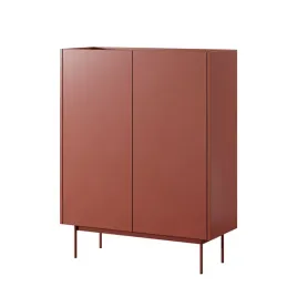 komoda-dwudrzwiowa-wysoka-metalowe-nogi-color-97-x-122-cm-ceglasty-czerwony