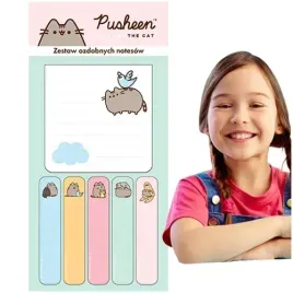 pusheen-zestaw-samoprzylepnych-karteczek-notesy-ozdobne-zakladki-indeksujac