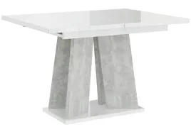 stol-rozkladany-z-wkladka-pod-blat-120-160-cm-laminat-bialy-polysk-beton