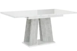 stol-szeroki-rozkladany-120-160-cm-laminat-bialy-polysk-beton-do-jadalni