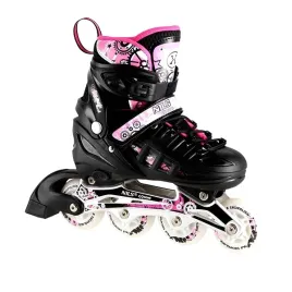 rolki-nils-extreme-czarno-rozowe-31-34-4-kolka-64-mm-abec-7