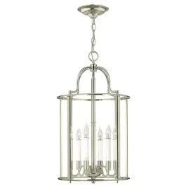 lampa-wiszaca-klasyczna-szklana-polerowana-nikiel-6-punkty-swiatla-hinkley
