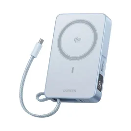 powerbank-magnetyczny-10000mah-ugreen-magflow-pb773-qi2-25w-szary