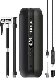 cycplus-a2-pompka-elektryczna-rowerowa-do-pilek-powerbank-latarka-2x2600mah