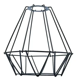 klosz-do-lampy-na-zyrandol-lampke-diament-duzy-metalowy-czarny