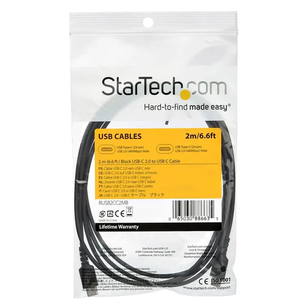 startech-rusb2cc2mb-kabel-usb-usb-2-0-2-m-usb-c-czarny