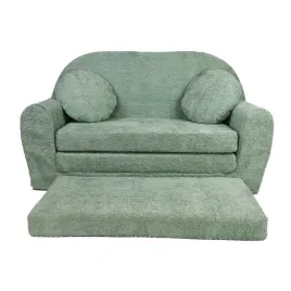 sofka-piankowa-kanapa-dzieci-materac-lozeczko-prezent-baranek-boucle-zielen