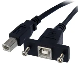 startech-usbpnlbfbm1-kabel-usb-usb-2-0-03-m-usb-b-czarny