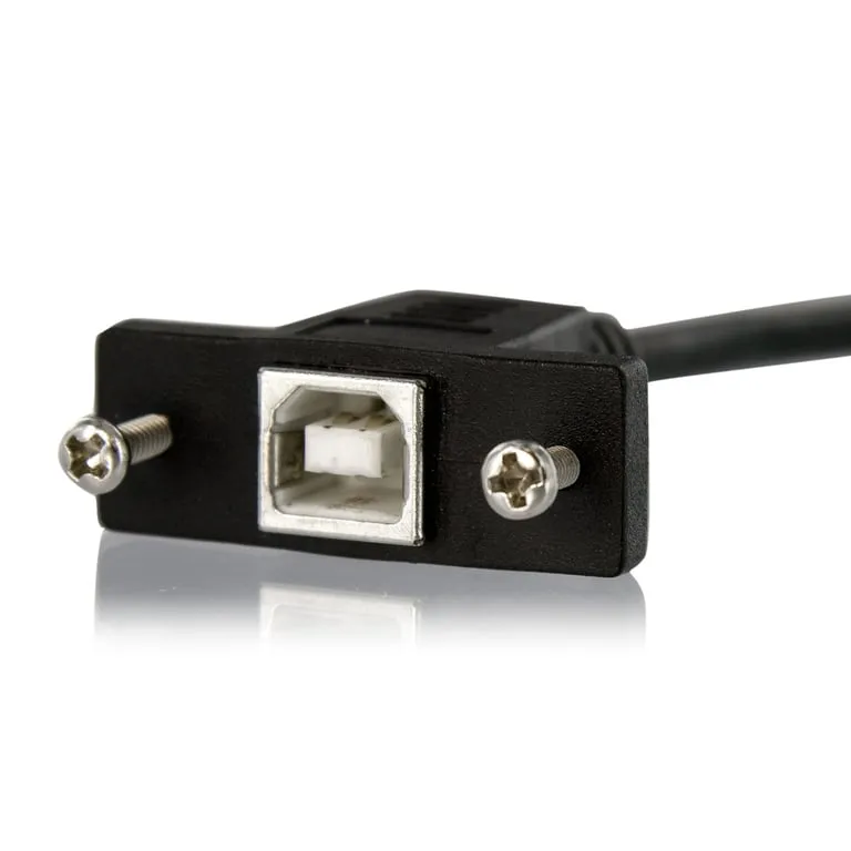 startech-usbpnlbfbm1-kabel-usb-usb-2-0-03-m-usb-b-czarny