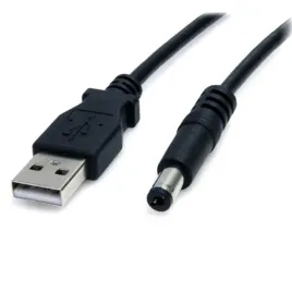 startech-usb2typem-kabel-zasilajace-czarny-09-m-usb-a-barrel-type-m