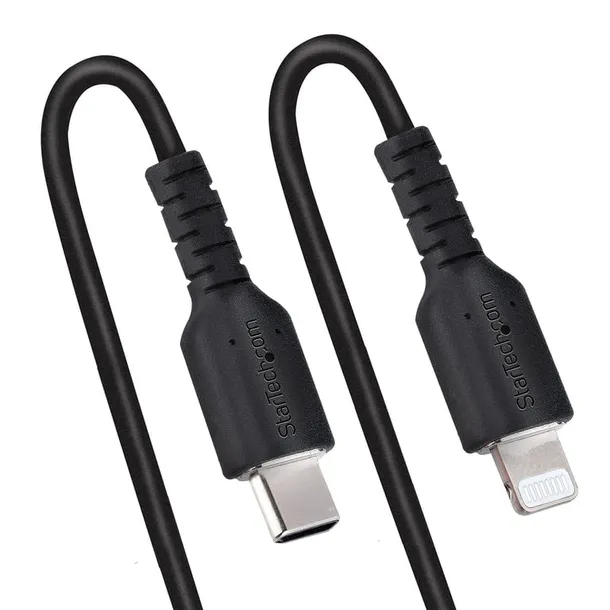 startech-rusb2clt1mbc-kabel-lightning-1-m-czarny