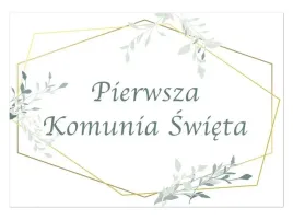 plakat-papierowy-komunijny-komunia-swieta-zielone-listki-68x48cm