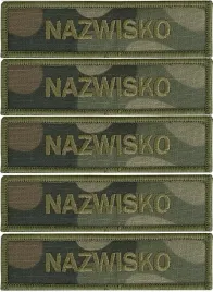 nazwisko-na-mundur-rzep-wzor-2024-x-5-sztuk