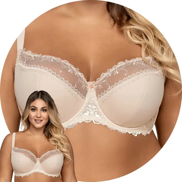 Ava 1030 Novato beżowy 95D Biustonosz półusztywniany SEMI SOFT