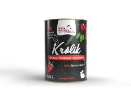 karma-mokra-dla-psa-krolik-z-brukwia-truskawka-i-rozmarynem-400g