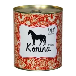 saba-karma-mokra-monoproteinowa-konina-100percent-miesa-850-g