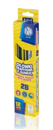 olowki-grafitowe-2b-z-gumka-astra-12-sztuk-komplet