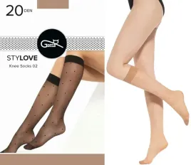 gatta-podkolanowki-stylove-wz-02-daino-w-groszki