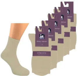 wola-skarpety-damskie-5-par-cotton-bezowe-36-38