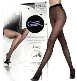 gatta-rajstopy-funny-05-w-kropki-jak-kabaretki-czarne-20-den-4-l