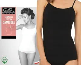 gatta-koszulka-camisole-seamless-czarna-bawelna-xxl