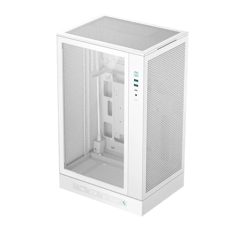 deepcool-ch270-digital-wh-mini-tower-bialy