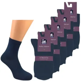 wola-skarpety-damskie-5-par-cotton-granatowe-39-41