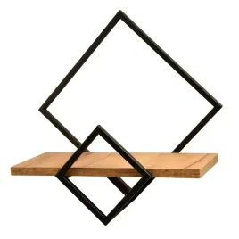 polka-wiszaca-loft-czarna-regal-kwietnik-na-sciane-kwietnik-wiszacy-dab