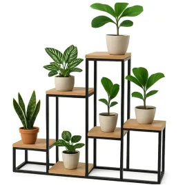 kwietnik-metalowy-stojacy-na-6-kwiatow-polki-dab-zloty-stojak-na-donice