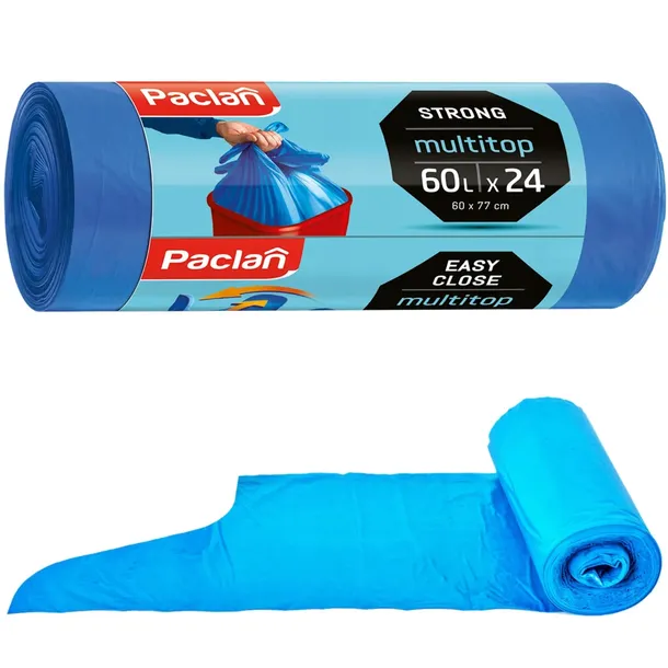 PACLAN WORKI NA ŚMIECI MULTI-TOP 60L 20 SZT