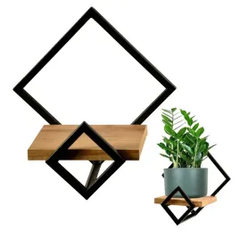 polka-wiszaca-nowoczesny-kwietnik-scienny-z-blatem-dab-craft-zloty-loft