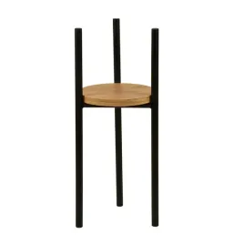 stojak-na-kwiaty-blat-dab-craft-zloty-kwietnik-stojacy-spawany-czarny-50-cm