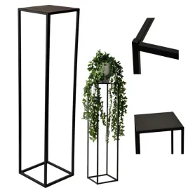 stojak-na-kwiaty-stolik-kwietnik-metalowy-loft-100-cm-czarny-podstawka