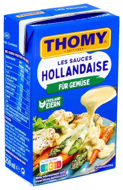 Sos Holenderski Do Warzyw Szparagów Kalafiora Brokuła Thomy 250ml z Niemiec