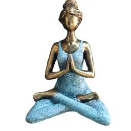 figurka-kobiety-24cm-joga-zloty-i-turkusowy