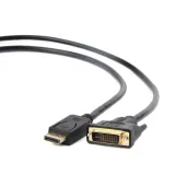 gembird-cc-dpm-dvim-3m-adapter-kablowy-displayport-dvi-czarny
