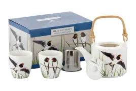 porcelanowy-dzbanek-600-ml-sitko-2-czarki-150-ml-dymowka-polskie-ptaki