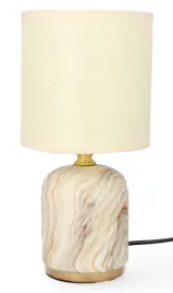 lampa-stolowa-dekoracja-glamour-ceramiczna-z-kloszem-lampka-nocna-kremowa