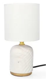 lampa-stolowa-dekoracja-glamour-ceramiczna-z-kloszem-biala-lampka