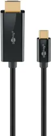 goobay-75696-adapter-kablowy-1-m-usb-type-c-hdmi-czarny