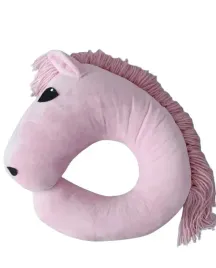 poduszka-podrozna-rogal-zaglowek-dla-dzieci-z-koniem-hobby-horse-rozowy