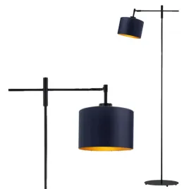 lampa-stojaca-podlogowa-granatowa-zloto-abazur-led-e27-przegubowa