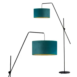 lampa-stojaca-podlogowa-lukowa-zielona-led-e27-przegubowa-welurowa-modna