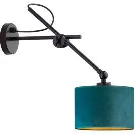 kinkiet-regulowany-lampa-na-sciane-scienna-led-e27-zielony-welurowy-abazur