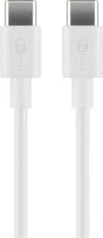 goobay-66315-kabel-usb-usb-2-0-05-m-usb-c-bialy