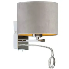 kinkiet-lampa-na-sciane-scienna-led-e27-szary-welurowy-abazur-nowoczesny