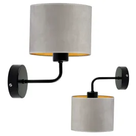 kinkiet-lampa-na-sciane-scienna-szary-welurowy-abazur-led-e27-nowoczesny