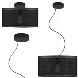 lampa-sufitowa-zyrandol-lampa-wiszaca-abazur-zwis-led-e27-blues-czarna-30cm